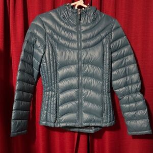 Andrew Marc Packable Women's Quilted Puffer Jacket - Teal